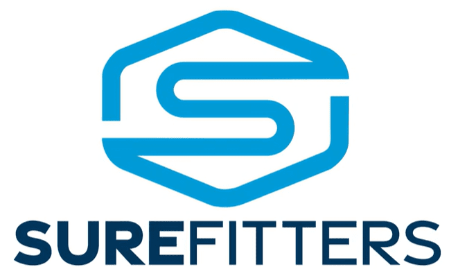 Surefitters logo. Surefitters is an expert upfitter based in Rosemont, MN
