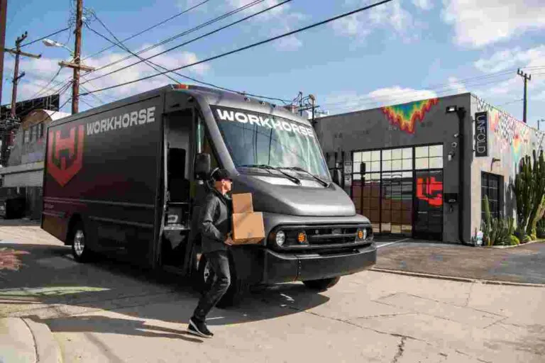 W56 zero-emissions Package Delivery step van