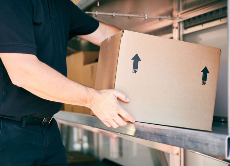 Ev Step Van Delivery Boxes Shelf