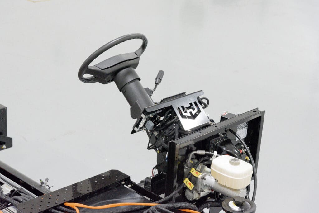 Steering Column on a Workhorse Electric W56 Chassis
